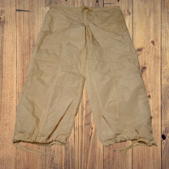 Women's Mid-Rise Wide Leg Parachute Pants Wild Fable Light Beige XL NWT - Picture 6 of 7
